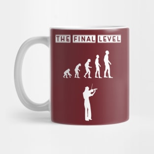 the evolution of a violinist Mug